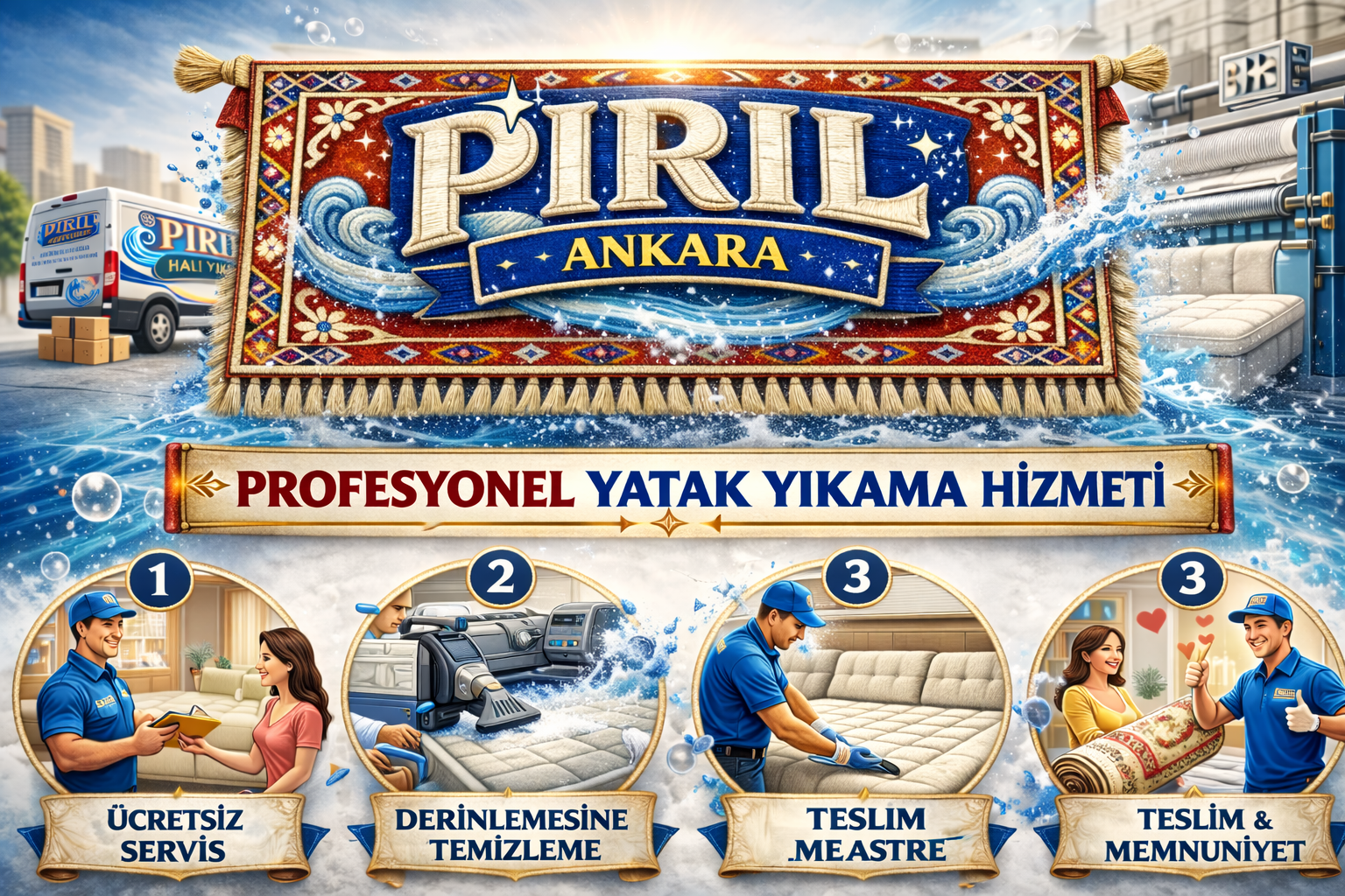 Ankara yatak yıkama hizmet görseli