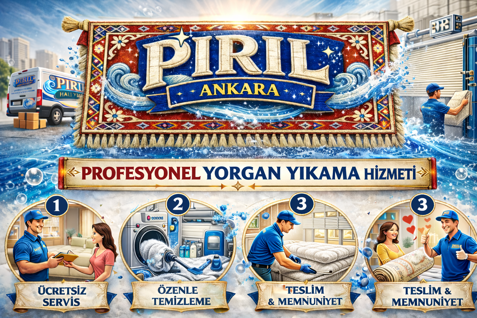 Ankara yorgan yıkama hizmet görseli