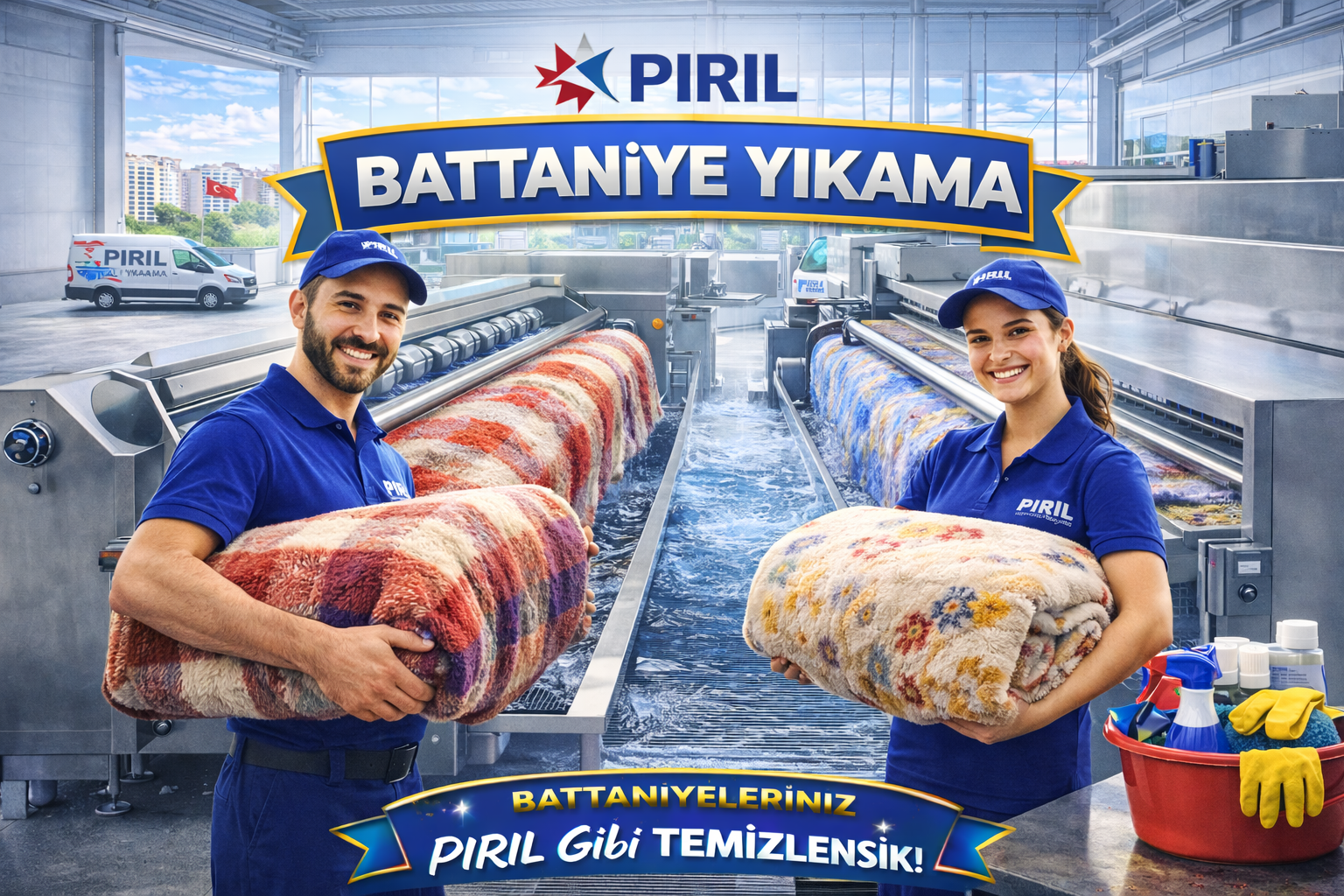 Battaniye yıkama görsel kartı