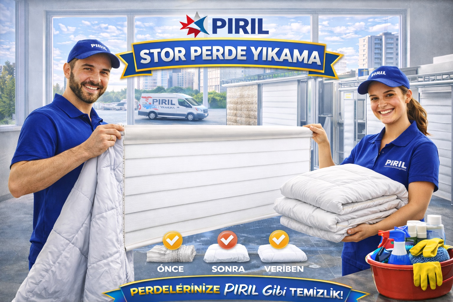 Stor perde yıkama görsel kartı
